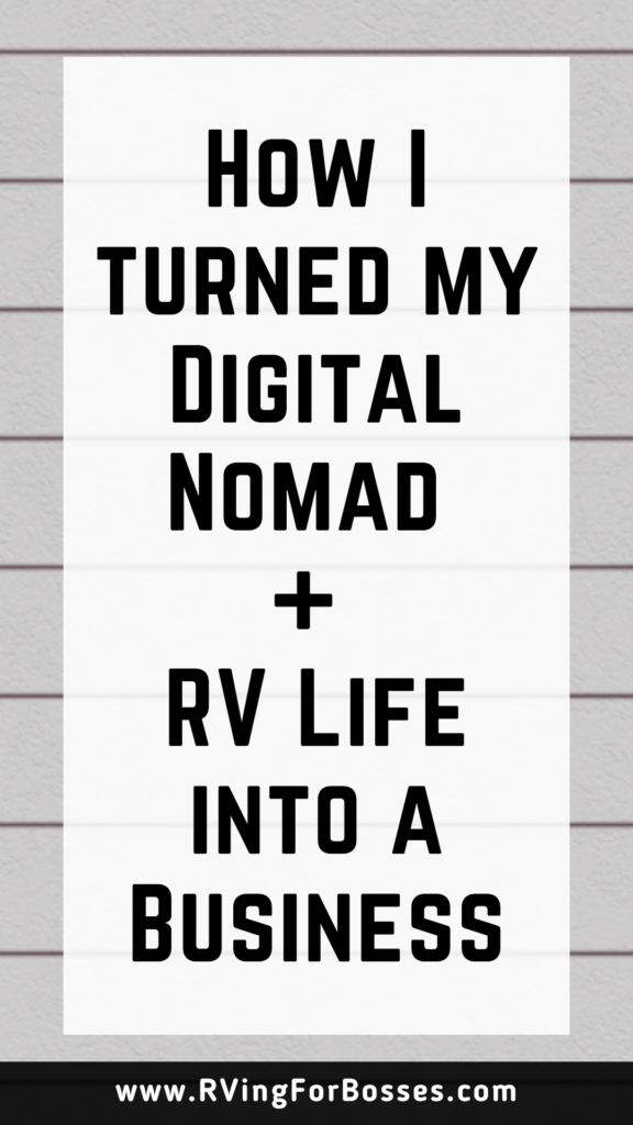 How I turned my love for RV Digital Nomad Life into a Business - Revenue Breakdown & Business Model: How my RV Digital Nomad blog (this website) generates income through strategic content and digital assets.